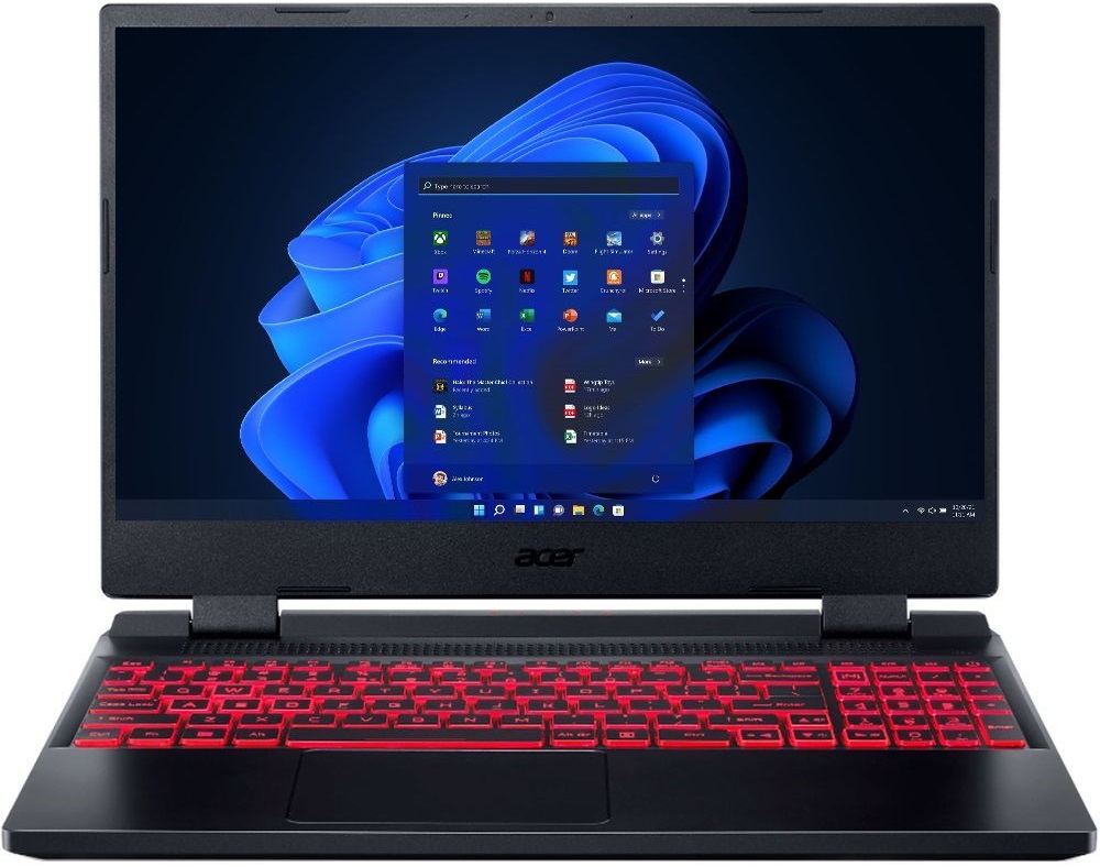 Notebook Gaming Acer Nitro 5 AN515-58-57QW 15.6" Intel Core i5-12450H 16/512GB W11H NVIDIA GeForce RTX 3050Ti 4GB - Obsidian Black